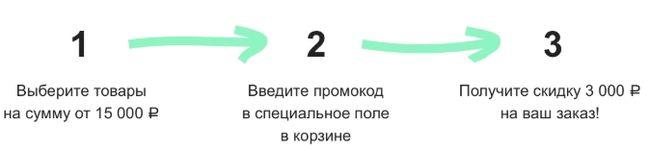 Промокод Беру (скидка 3000 рублей) Промокод Беру (скидка 3000 рублей)