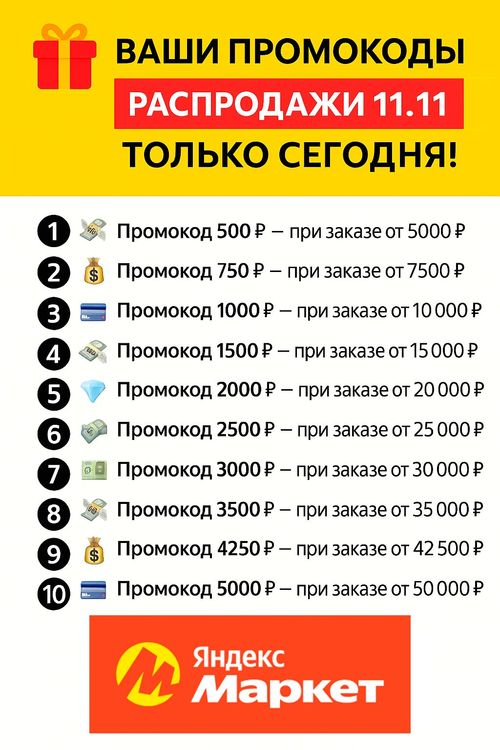 Игротека на Яндекс Маркете (Новогодняя НГ): как принять участие и забрать максимум промокодов, призов и скидок