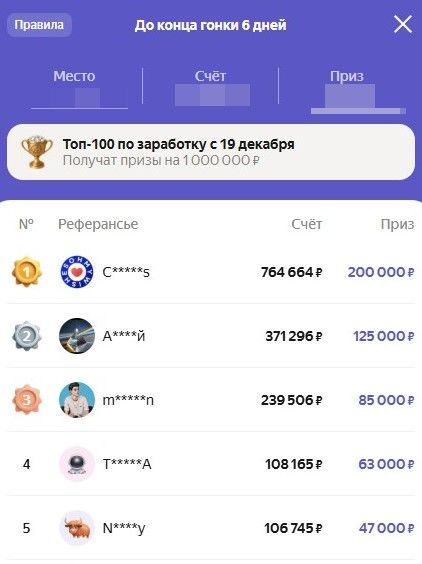 "Гонка реферансье" в реферальной программе Яндекс Маркета: битва за миллион рублей!